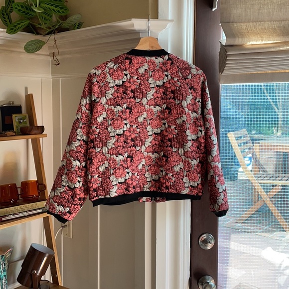 Sandro Floral Bomber Jacket - Picture 6 of 7